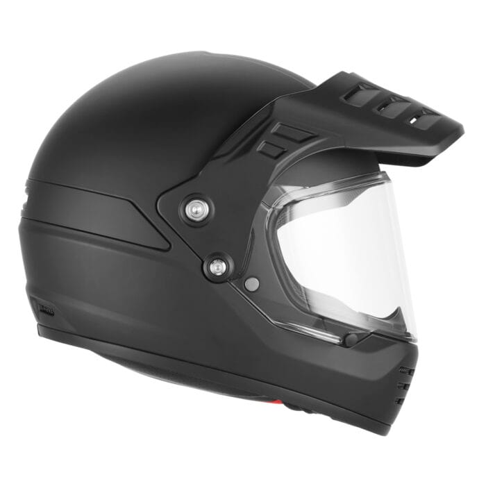 Casque intégral DUST noir mat Exklusiv – profil latéral