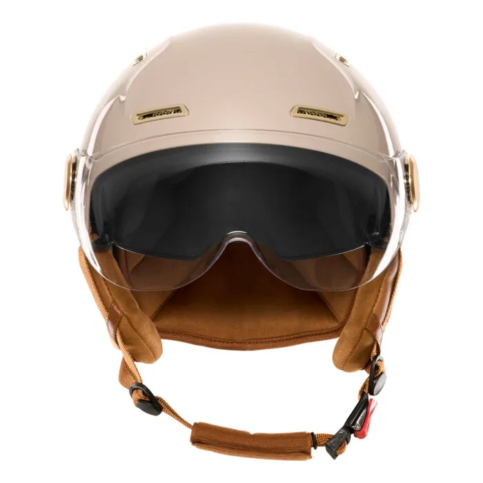 Casque vélo e-bike Exklusiv E-Bike II champagne – vue de face