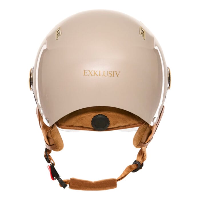 Casque E-Bike II champagne Exklusiv – vue 3/4 arrière