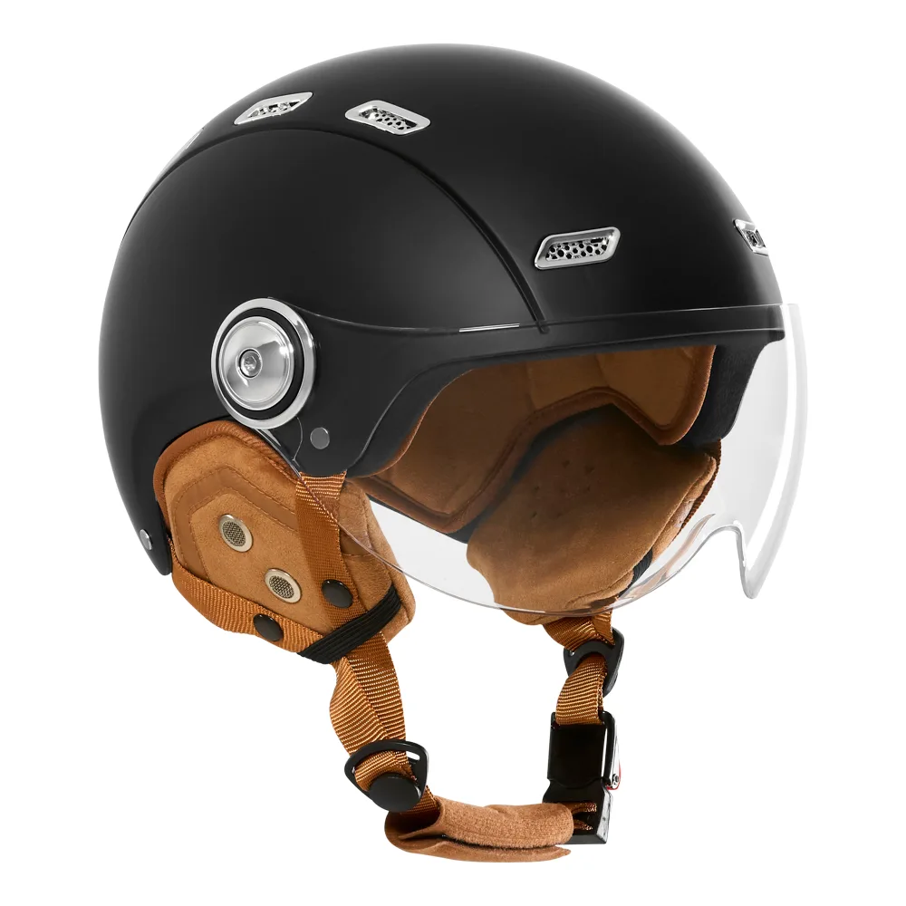 Casque vélo enfant EBIKE KIDS noir mat avec coque de protection et design moderne