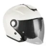 Casque jet Nitro Blanc Perle Exklusiv – vue 3/4 avant