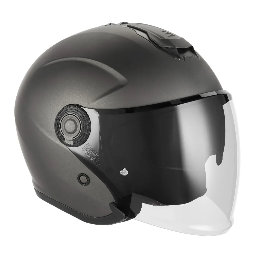Casque jet Nitro Titanium Mat Exklusiv – vue 3/4 avant